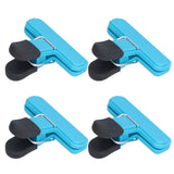 10Pcs Food Clip ABS Chip Bag Clip Good Sealing and Multifunction Non Slip Clip for Kitchen BlueLarge