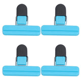 10Pcs Food Clip ABS Chip Bag Clip Good Sealing and Multifunction Non Slip Clip for Kitchen BlueLarge