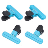 10Pcs Food Clip ABS Chip Bag Clip Good Sealing and Multifunction Non Slip Clip for Kitchen BlueLarge