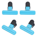 10Pcs Food Clip ABS Chip Bag Clip Good Sealing and Multifunction Non Slip Clip for Kitchen BlueLarge