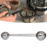 15ML 30ML Double Head Measuring Spoon Stainless Steel Scoop with Scales Home Kitchen Accessory