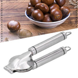 Chestnut Clip Stainless Steel Cross Shaped Portable Manual Walnut Opener for Home Restaurant
