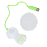 Silicone Tea Infuser Cute Diver Shape Loose Tea Leaf Filter Tea Diffuser Strainer with Chain and Drip Tray for Home Green