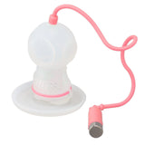 Silicone Tea Infuser Cute Diver Shape Loose Tea Leaf Filter Tea Diffuser Strainer with Chain and Drip Tray for Home Pink