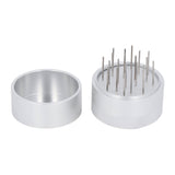 Coffee Needle Distributor with Base Effective Dispersion Rust Resistant Stainless Steel Hand Coffee Stirrer Silver 53mm/2.1in