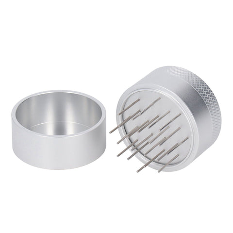 Coffee Needle Distributor with Base Effective Dispersion Rust Resistant Stainless Steel Hand Coffee Stirrer Silver 58mm/2.3in In Australia - Darrahopens