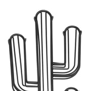 Cactus Shaped Coffee Pod Holder Home Black Iron Coffee Capsule Storage Stand Organizer Holds 48 Coffee Pods