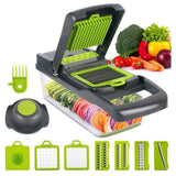 Vegetable Chopper 15 in 1 Vegetable Cutter Household Potato Chopper Radish Grater for Kitchen In Australia - Darrahopens