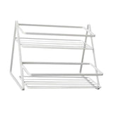 Kitchen Countertop Storage Rack Space Saving Multifunctional 2 Tiers Spice Toiletries Makeup Counter Standing Shelf White