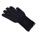 Heat Resistant Cooking Gloves Non Slip Reversible Use Polyester Cotton Lining Oven Glove for Grilling Barbecue Cooking