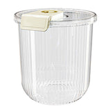 Rice Container Clear Rice Storage Bin Airtight Rice Bucket for Dry Food Grain Flour Soybean Kitchen Pantry Countertop 11kg 27.5x31x20cm / 10.8x12.2x7.9in In Australia - Darrahopens