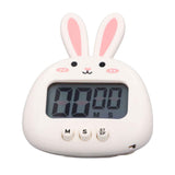 Cartoon Digital Timer ABS Portable Lightweight Simple To Use Cute Cartoon Timer for Kitchen Cooking White Rabbit In Australia - Darrahopens