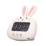 Cartoon Digital Timer ABS Portable Lightweight Simple To Use Cute Cartoon Timer for Kitchen Cooking White Rabbit In Australia - Darrahopens