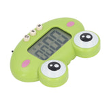 Cartoon Digital Timer ABS Portable Lightweight Simple To Use Cute Cartoon Timer for Kitchen Cooking Green Frog