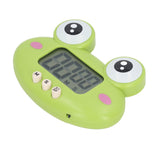 Cartoon Digital Timer ABS Portable Lightweight Simple To Use Cute Cartoon Timer for Kitchen Cooking Green Frog