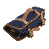 Bartending Tool Bag Portable Large Capacity Stylish Adjustable Shoulder Strap Bartender Kit Bag for Camping Parties Blue