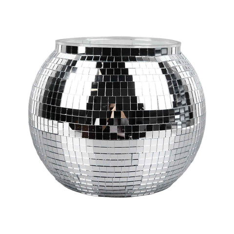 Disco Ball Ice Bucket Plastic Large Capacity Party Drink Bucket for Beer Cocktail Wine Silver In Australia - Darrahopens