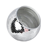 Disco Ball Ice Bucket Plastic Large Capacity Party Drink Bucket for Beer Cocktail Wine Silver