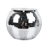 Disco Ball Ice Bucket Plastic Large Capacity Party Drink Bucket for Beer Cocktail Wine Silver