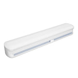 Plastic Wrap Dispenser with Slide Cutter Smooth Cutting Adjustable Reusable Cling Film Dispenser for Tin Foil S 37x6.5cm