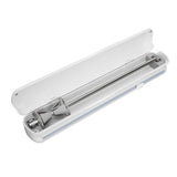 Plastic Wrap Dispenser with Slide Cutter Smooth Cutting Adjustable Reusable Cling Film Dispenser for Tin Foil S 37x6.5cm In Australia - Darrahopens