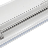 Plastic Wrap Dispenser with Slide Cutter Smooth Cutting Adjustable Reusable Cling Film Dispenser for Tin Foil S 37x6.5cm