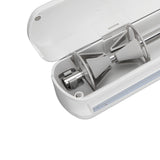 Plastic Wrap Dispenser with Slide Cutter Smooth Cutting Adjustable Reusable Cling Film Dispenser for Tin Foil S 37x6.5cm