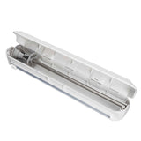 Plastic Wrap Dispenser with Slide Cutter Smooth Cutting Adjustable Reusable Cling Film Dispenser for Tin Foil M 38.5x7.5cm In Australia - Darrahopens