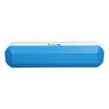 Plastic Wrap Dispenser with Slide Cutter Smooth Cutting Adjustable Reusable Cling Film Dispenser for Tin Foil L 38x9.8cm