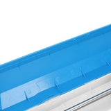 Plastic Wrap Dispenser with Slide Cutter Smooth Cutting Adjustable Reusable Cling Film Dispenser for Tin Foil L 38x9.8cm