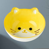 Kids Bowl Ceramic Cute Cartoon Animal Shape Rice Bowls Reusable Dinner Tableware for Serving Soup Cereal Pasta Ice Cream Cat In Australia - Darrahopens