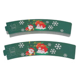 50PCS Coffee Cup Sleeves Disposable Paper Cup Sleeves Hot Drink Holder for Halloween Christmas Chocolate Cold Beverage Green In Australia - Darrahopens