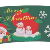 50PCS Coffee Cup Sleeves Disposable Paper Cup Sleeves Hot Drink Holder for Halloween Christmas Chocolate Cold Beverage Green