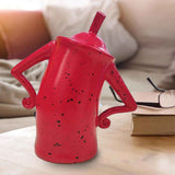 Storage Canister Resin Multifunctional Stylish Food Storage Jar Home Decoration for Jewelry Coffee Red S In Australia - Darrahopens
