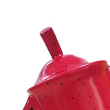 Storage Canister Resin Multifunctional Stylish Food Storage Jar Home Decoration for Jewelry Coffee Red S