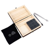 Whisky Stones Cube Shaped Granite Chilling Whiskey Rocks Set Recyclable Quick Drying Whisky Stones with Pine Box In Australia - Darrahopens