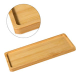 Wooden Coaster for Drinks Natural Rectangular Retro Insulated Coaster Cup Mat for Tabletop Protection Home Decor Housewarming Gift