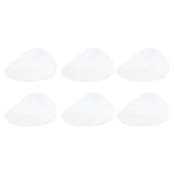 6PCS Round Placemat Woven White Table Mat Heat Insulation Easy to Clean Versatile Dining Accessory for Home Kitchen Decor