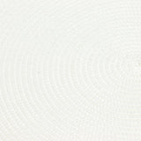6PCS Round Placemat Woven White Table Mat Heat Insulation Easy to Clean Versatile Dining Accessory for Home Kitchen Decor