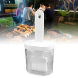 Integrated Silicone Oil Bottle Brush Olive Oil Dispenser Bottle with Silicone Brush for Cooking Baking Barbecue Pickling White In Australia - Darrahopens