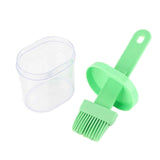 Integrated Silicone Oil Bottle Brush Olive Oil Dispenser Bottle with Silicone Brush for Cooking Baking Barbecue Pickling Green In Australia - Darrahopens
