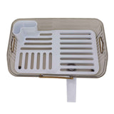 Dish Drying Rack Multifunctional PP Space Saving Clean Hygienic Dish Drainer for Kitchen Sink In Australia - Darrahopens