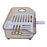 Dish Drying Rack Multifunctional PP Space Saving Clean Hygienic Dish Drainer for Kitchen Sink