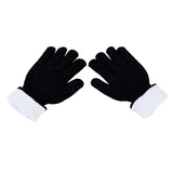 BBQ Gloves Fireproof Heat Resistant Prevent Slip Grilling Gloves for Microwave Oven Barbecue Baking Black