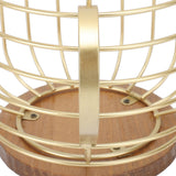Mug Shape Coffee Pod Holder Coffee Capsule Storage Basket for Counter Coffee Bar Tabletop Kitchen Living Room Wordless Gold