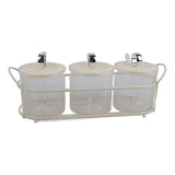 Spice Box Set Nordic Style Visual Innovative Household Movable Kitchen Spice Pot with Iron Rack and Spoon 3PCS Set In Australia - Darrahopens