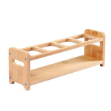 Seasoning Storage Stand Bamboo Wood 4 Holes Multifunctional Anti Slip Space Saving Oil Bottle Rack Kitchen Supplies Square Slots In Australia - Darrahopens