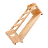 Seasoning Storage Stand Bamboo Wood 4 Holes Multifunctional Anti Slip Space Saving Oil Bottle Rack Kitchen Supplies Square Slots In Australia - Darrahopens