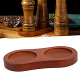 Pepper Salt Mill Tray 8 Shaped Easy To Use Wooden Mill Tray for Placing Various Seasoning Bottles