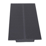 Silicone Dish Drying Mat Anti Slip Shock Proof Easy To Clean Kitchen Counter Drying Mat for Dish Bowl Fork L 43x33.5cm